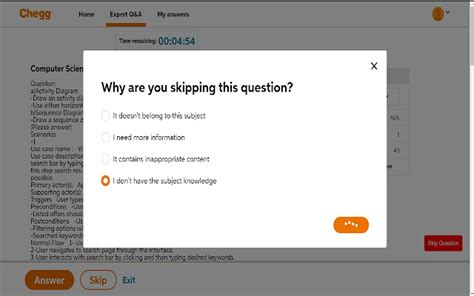 Chegg coursehero bartleby skip question - Question: Solve as early as possible. Don't copy from old solutions of chegg, BARTLEBY or course hero. I'll definitely give you 3 upvotes to appreciate your answer